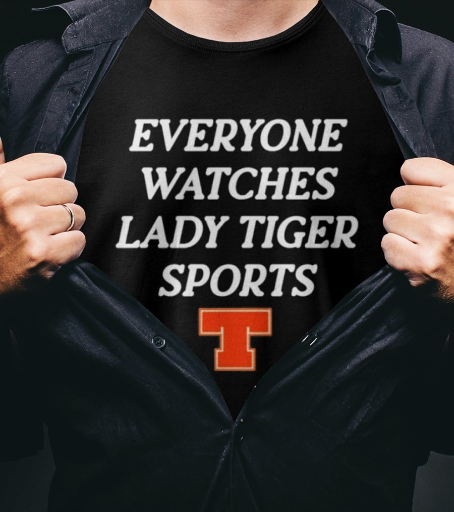 Everyone Es Lady Tiger Sports Bold Orange T T-Shirt