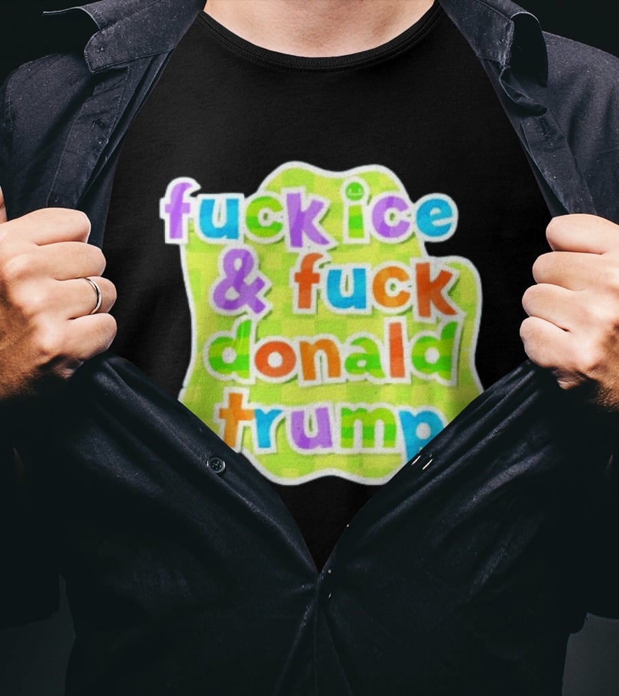 Fuck ICE And Fuck Donald Trump Pokopia Generator T-Shirt