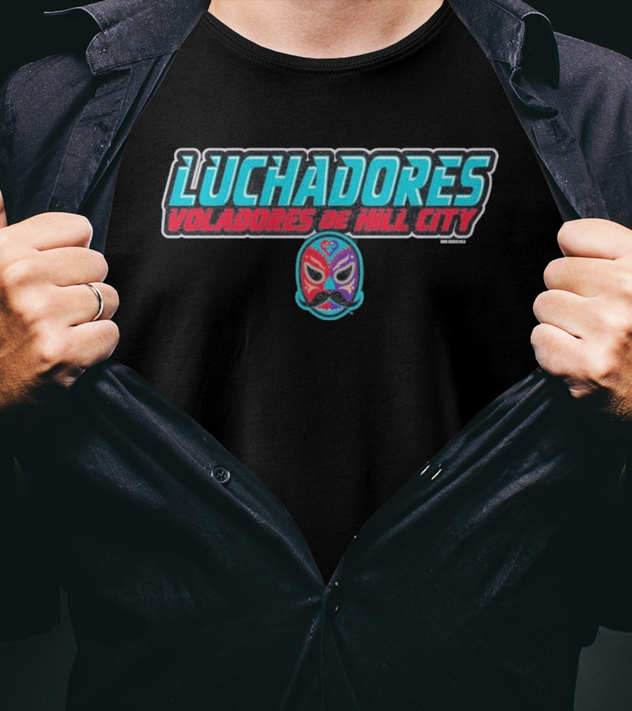 Luchadores Voladores De Hill City Youth Performance T-Shirt