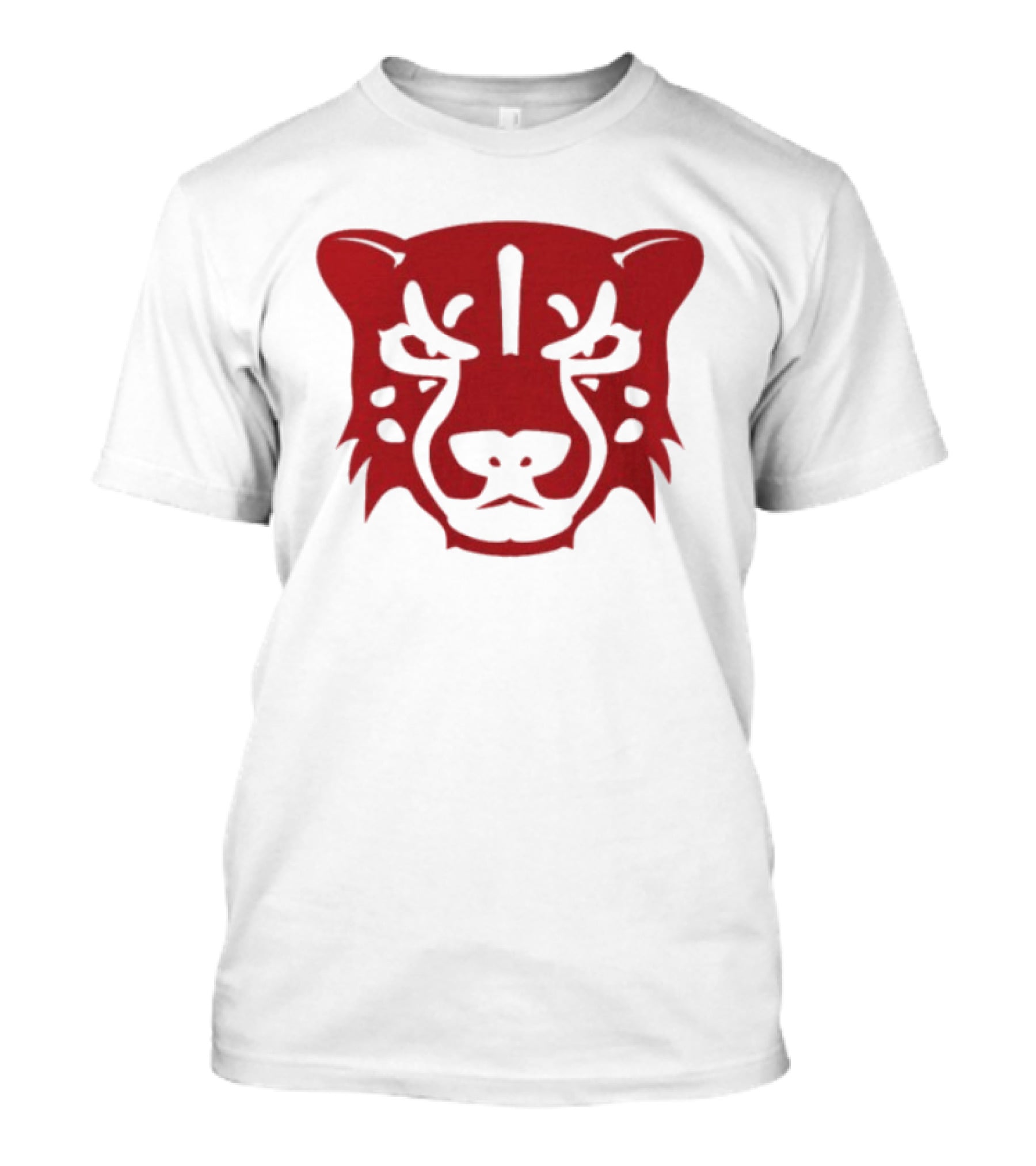 Asia Reaves Red Tiger Face Iconic Bold Expression T-Shirt