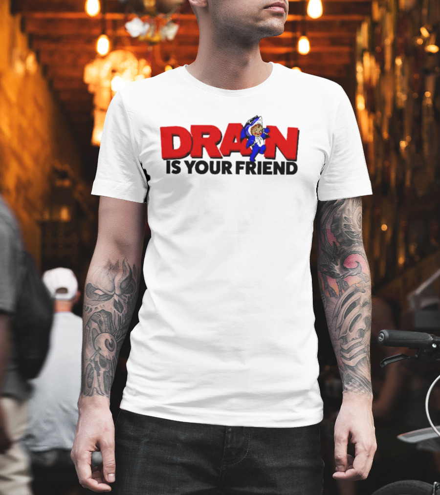 DRAN Is Your Friend Retro Cartoon Style Fun Nostalgia T-Shirt