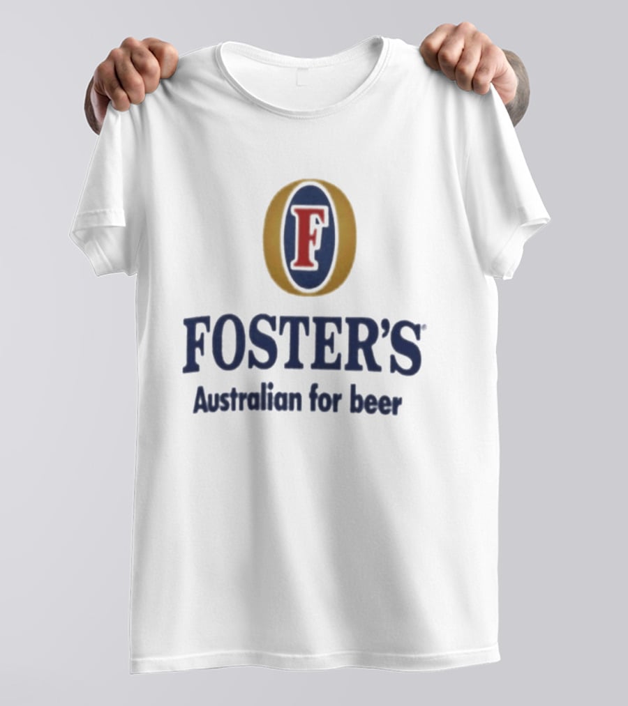 Foster's Australian For Beer Classic F Oval T-Shirt