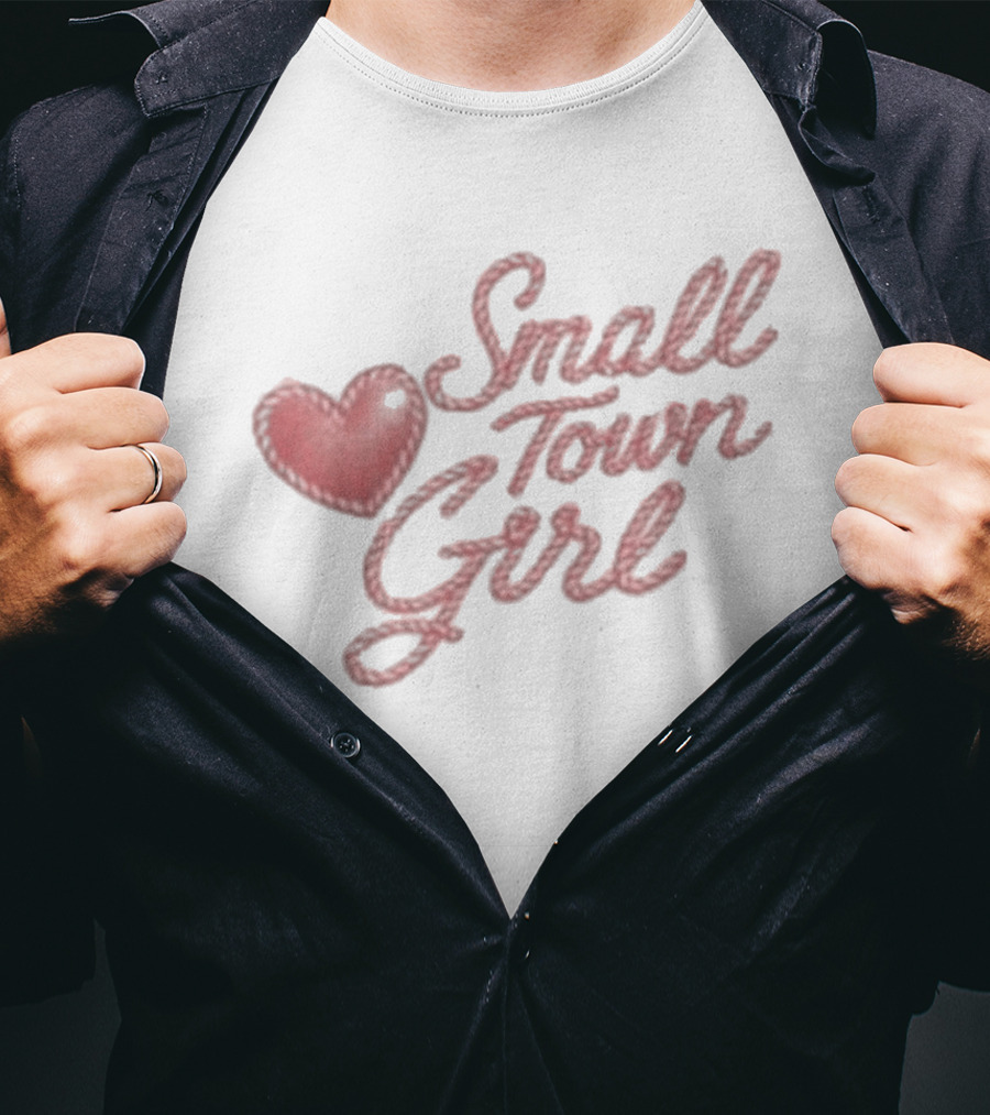 Merchlabs Small Town Girl Heart Stitch Madison Marilla T-Shirt