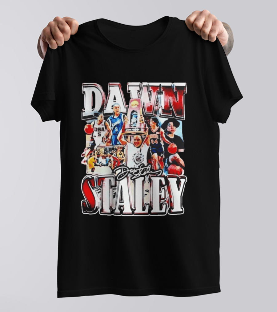 Dawn Staley South Carolina Gamecocks Basketball Collage USA Olympic Champion T-Shirt
