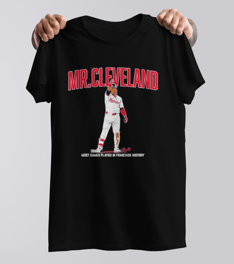 Mr. Cleveland Baseball Icon Jose Ramirez Cleveland Guardians Fan Favorite T-Shirt