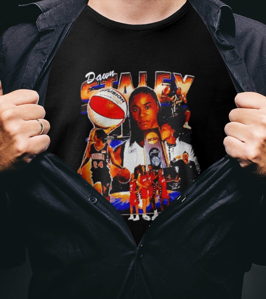 Dawn Staley South Carolina Gamecocks NCAA Basketball Collage T-Shirt