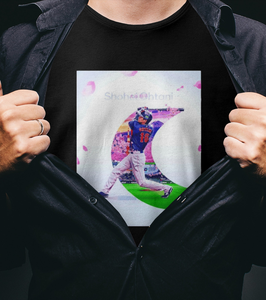 Shohei Ohtani Los Angeles Dodgers World Baseball Classic 2026 MVP Blossom Swinging Victory T-Shirt