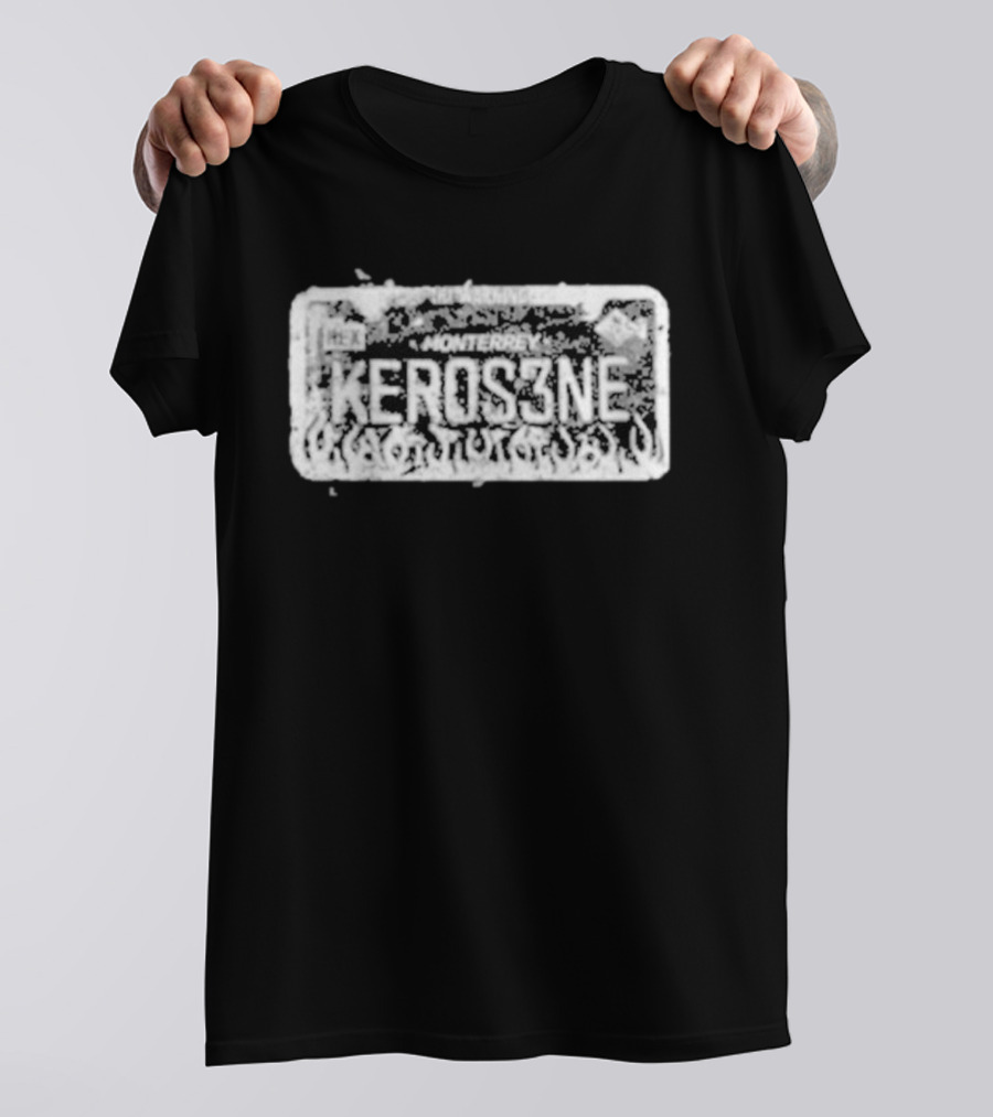 The Warning Kerosene Monterrey License Plate HEX Flame T-Shirt
