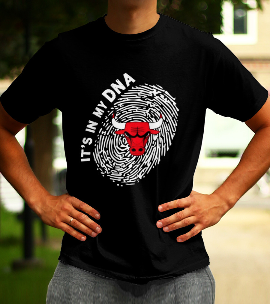 Chicago Bulls It's In My DNA Fingerprint T-Shirt