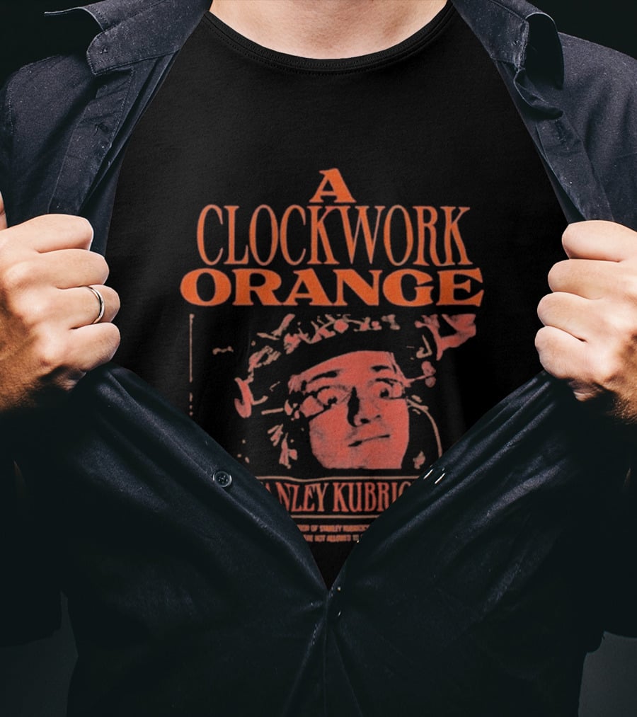 A Work Orange Stanley Kubrick Iconic Movie T-Shirt
