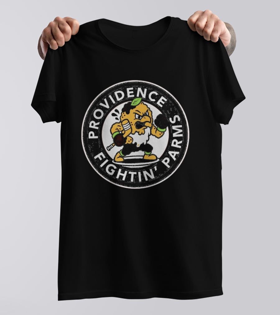 Providence Bruins Fightin' Parms Vintage Cartoon T-Shirt
