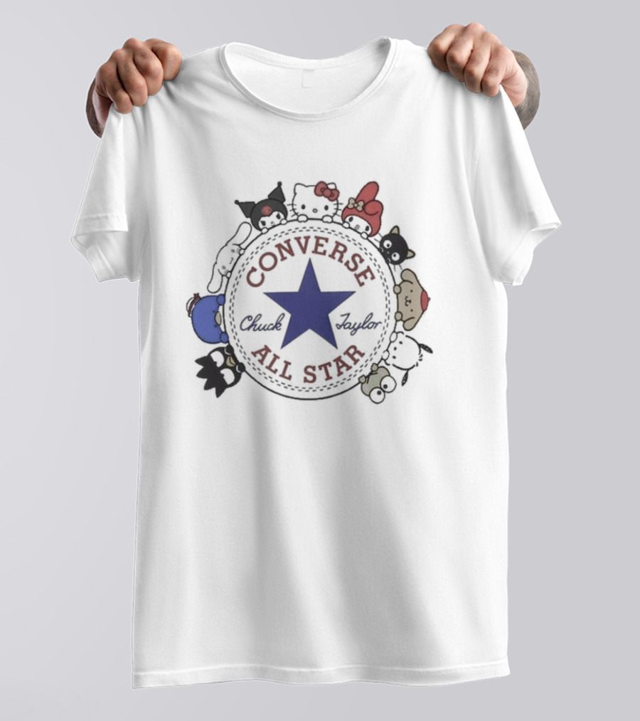 Converse All Star Chuck Taylor Hello Kitty And Friends Collaboration T-Shirt