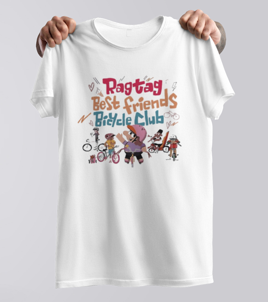 Ragtag Best Friends Bicycle Club Fun T-Shirt