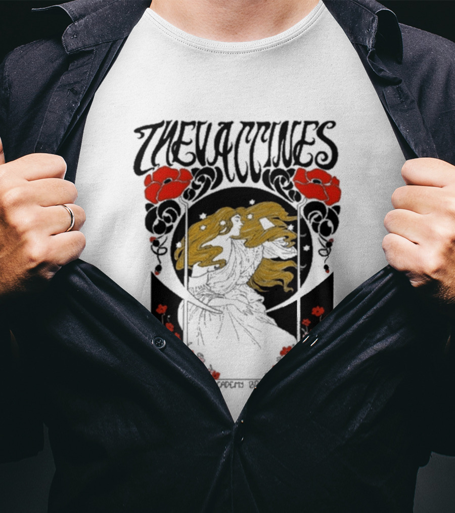 The Vaccines March 13 2026 London Alphonse Mucha T-Shirt