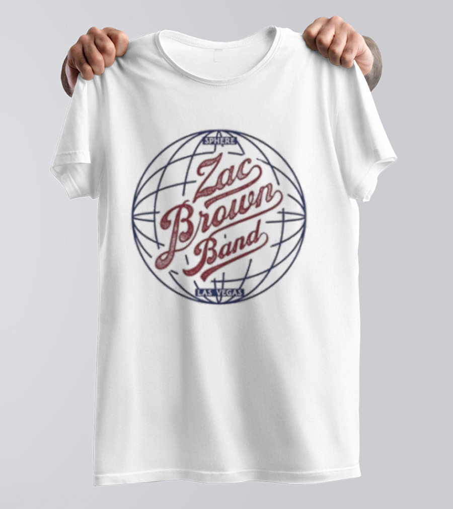 Zac Brown Band Globe Icon Sphere T-Shirt