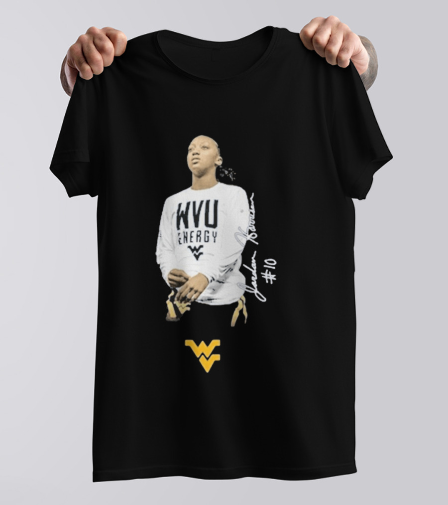 WVU Energy Jordan Harrison #10 West Virginia T-Shirt