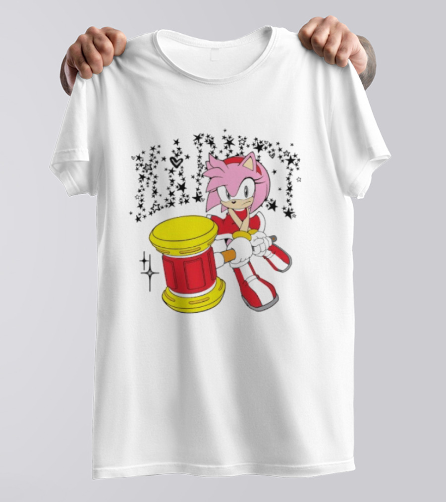 TiaCorine X Hedgehog Amy Rose Collaboration T-Shirt