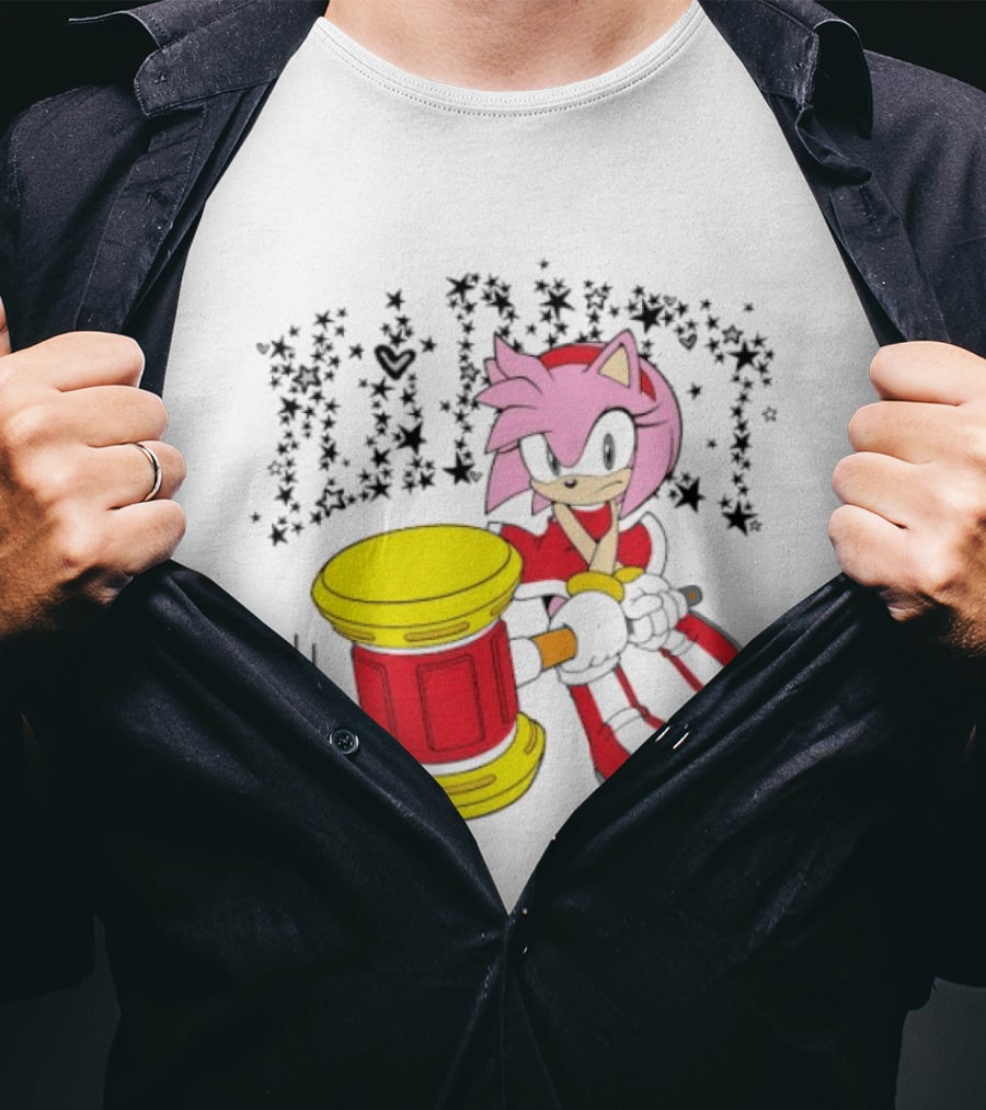 TiaCorine X Hedgehog Amy Rose Collaboration T-Shirt