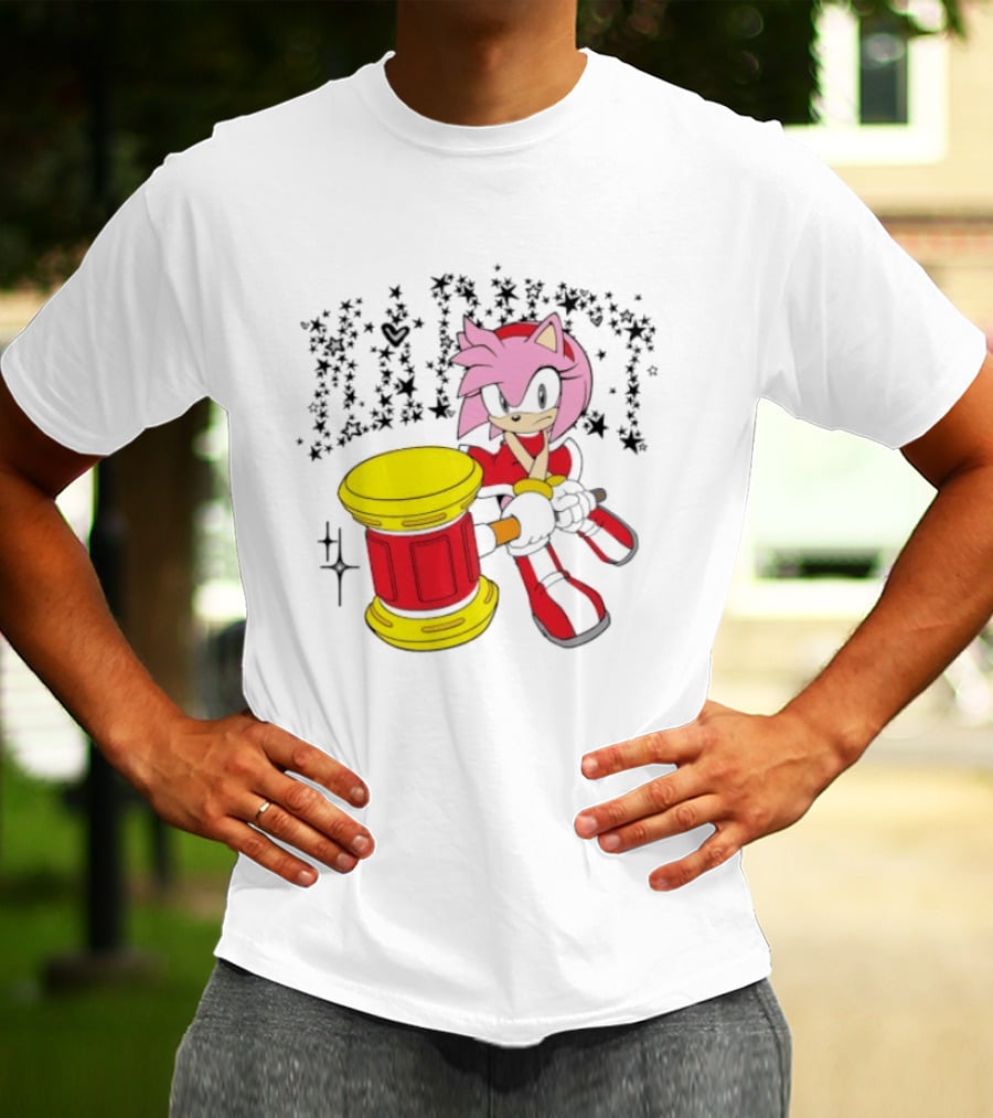 TiaCorine X Hedgehog Amy Rose Collaboration T-Shirt