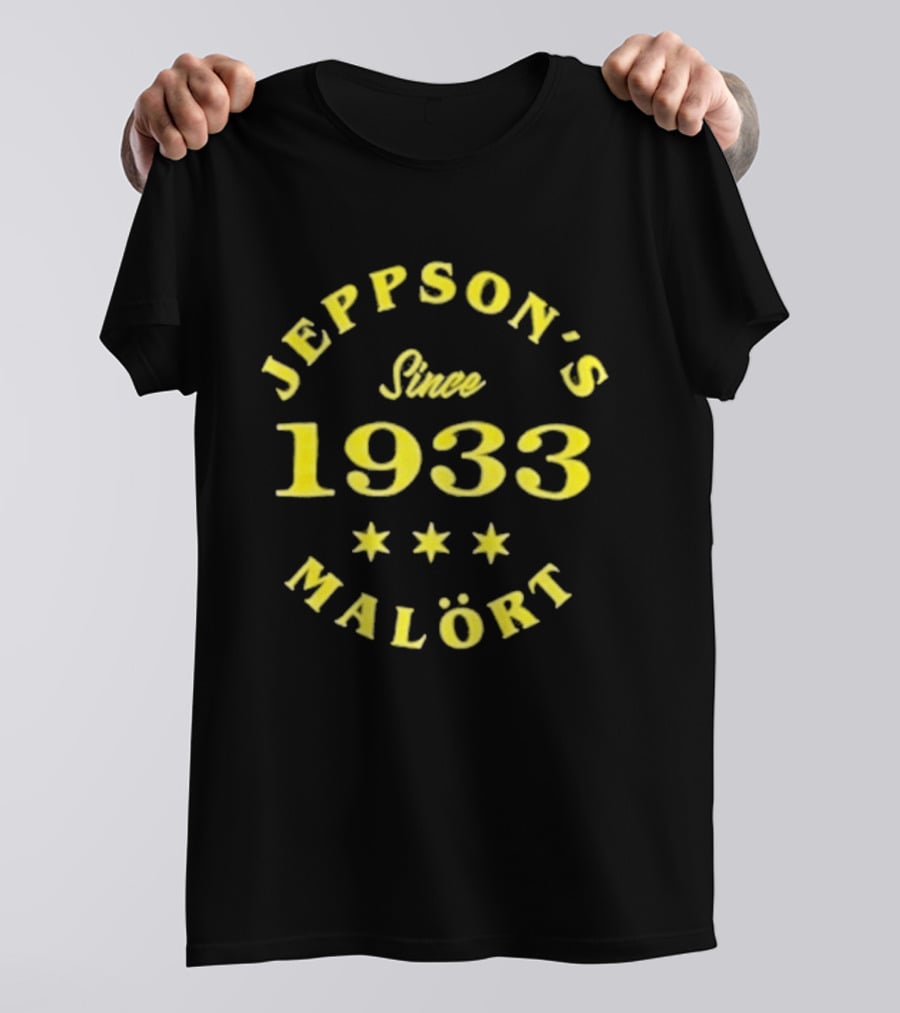 Jeppson's Malort 1933 Vintage Style Three Stars T-Shirt