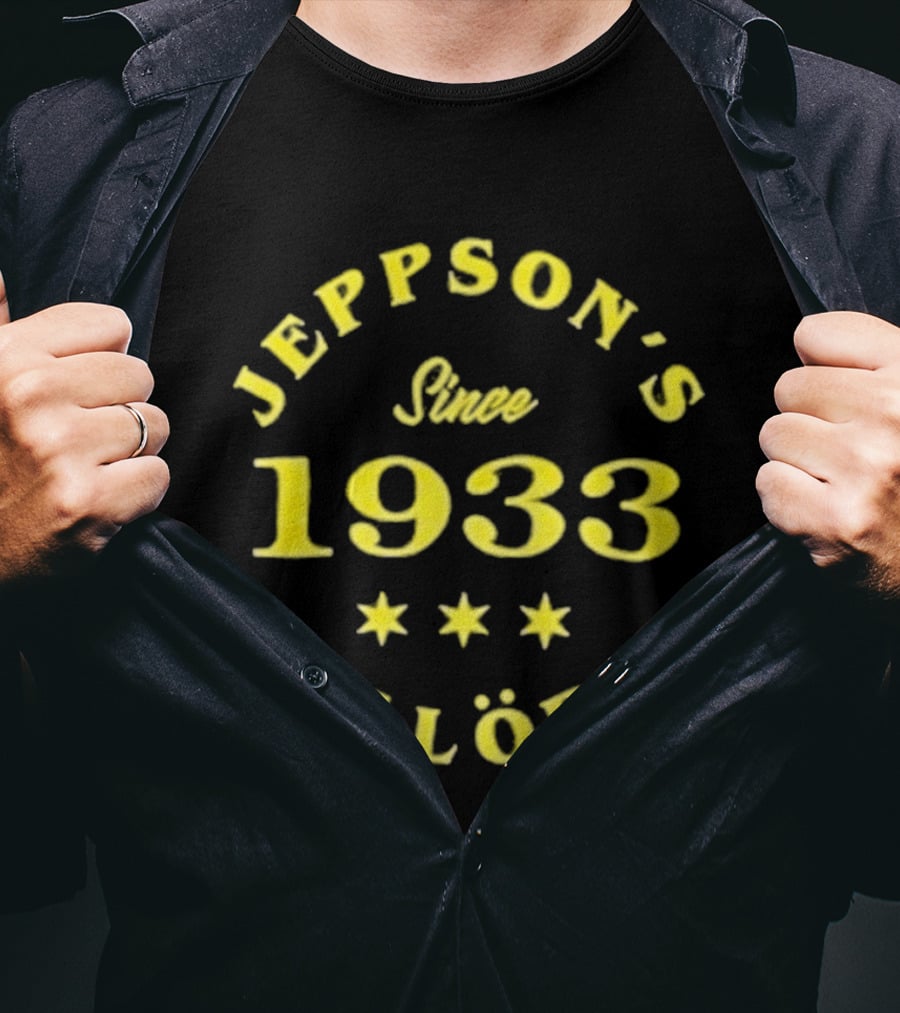 Jeppson's Malort 1933 Vintage Style Three Stars T-Shirt