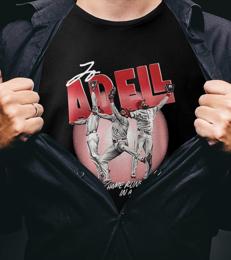 Jo Adell Los Angeles Angels Robbery Three Home Runs In A Single Game T-Shirt