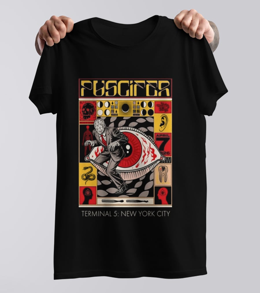 Puscifer Terminal 5 New York City Concert July 4 2026 Eye T-Shirt