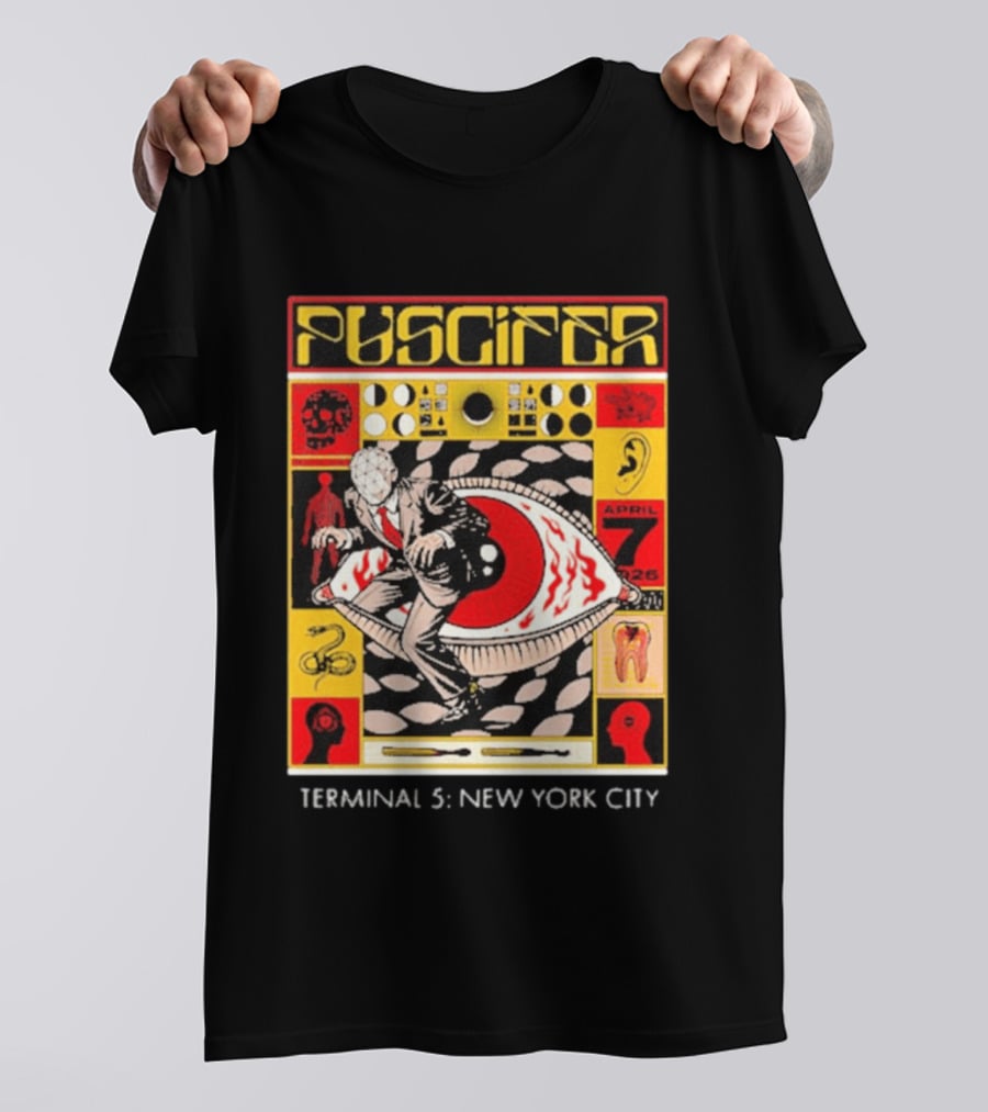 Puscifer The Normal Isn't Tour 2026 Terminal 5 New York City April 7 2026 Surreal T-Shirt