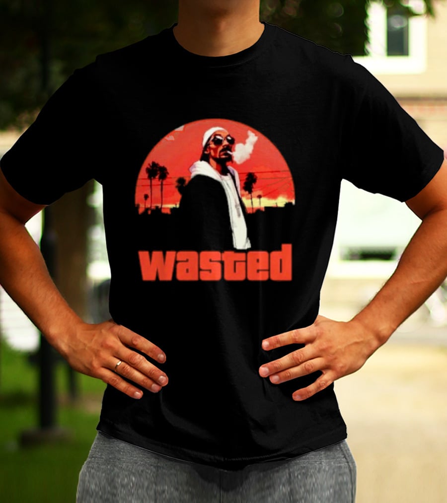Wasted Sunset Palm Trees Snoop Dogg T-Shirt