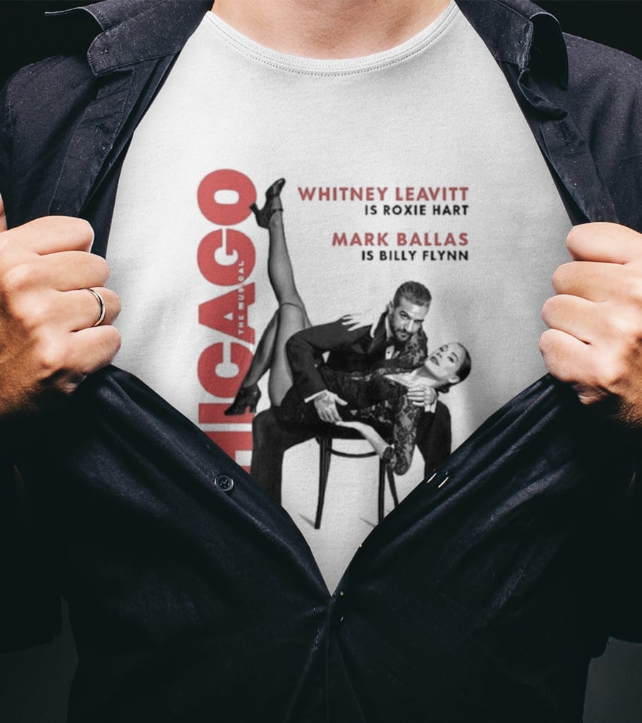 Chicago Whitney Leavitt Roxie Hart Mark Ballas Billy Flynn Emilio Madrid Photo T-Shirt