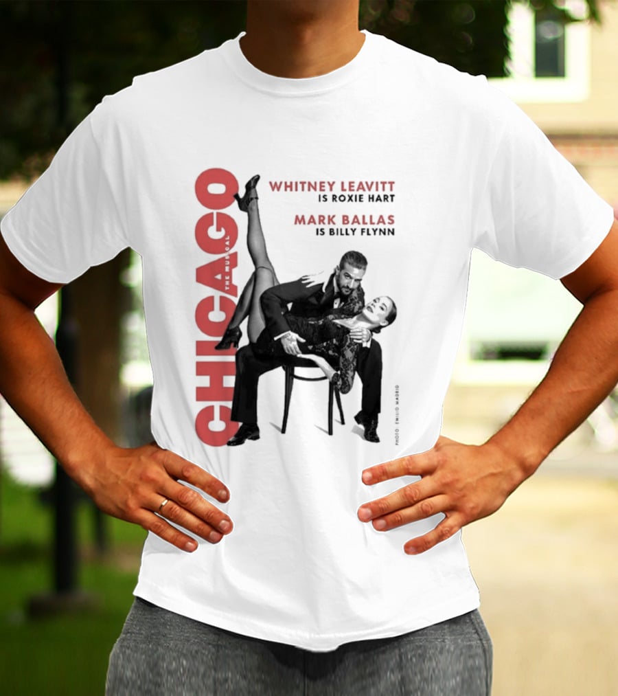 Chicago Whitney Leavitt Roxie Hart Mark Ballas Billy Flynn Emilio Madrid Photo T-Shirt