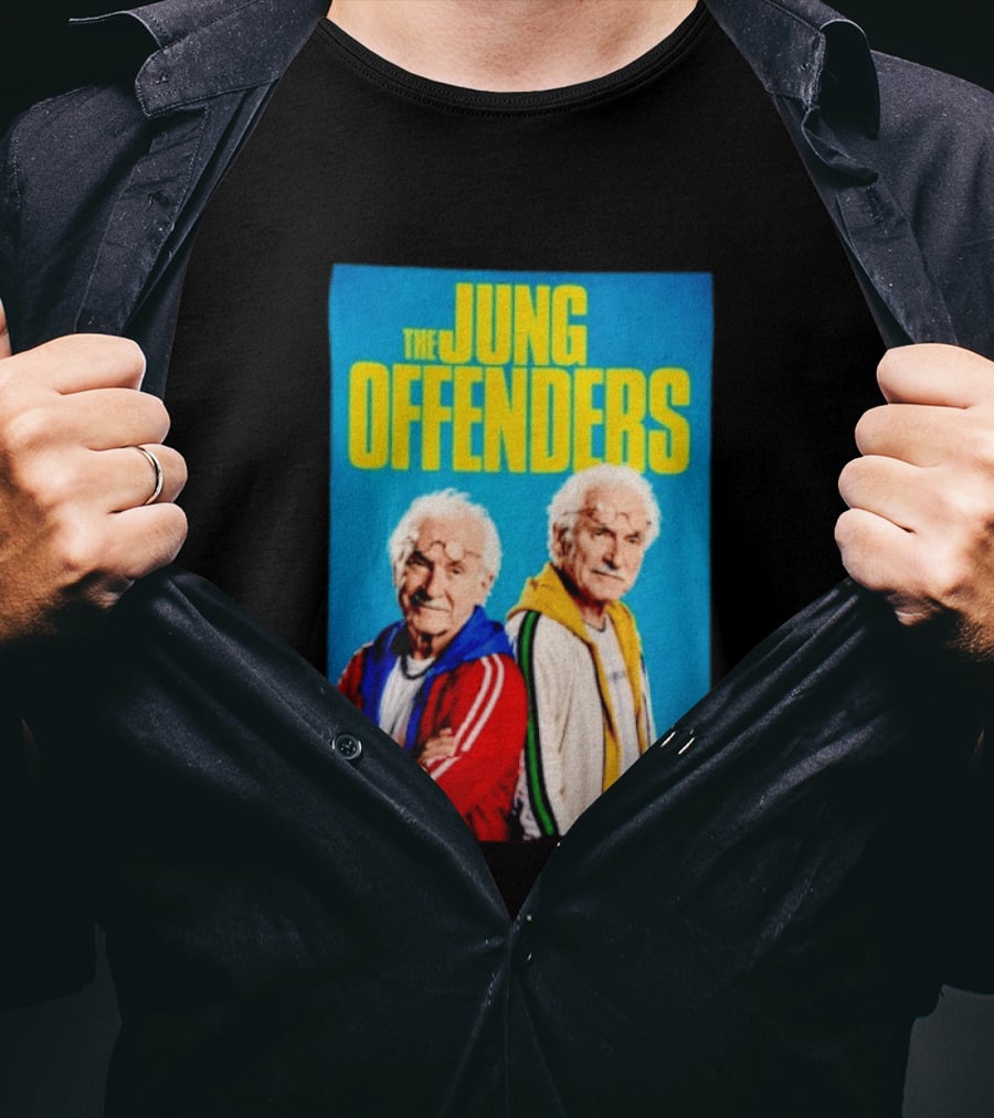 The Jung Offenders Comedy Duo Vintage Look T-Shirt