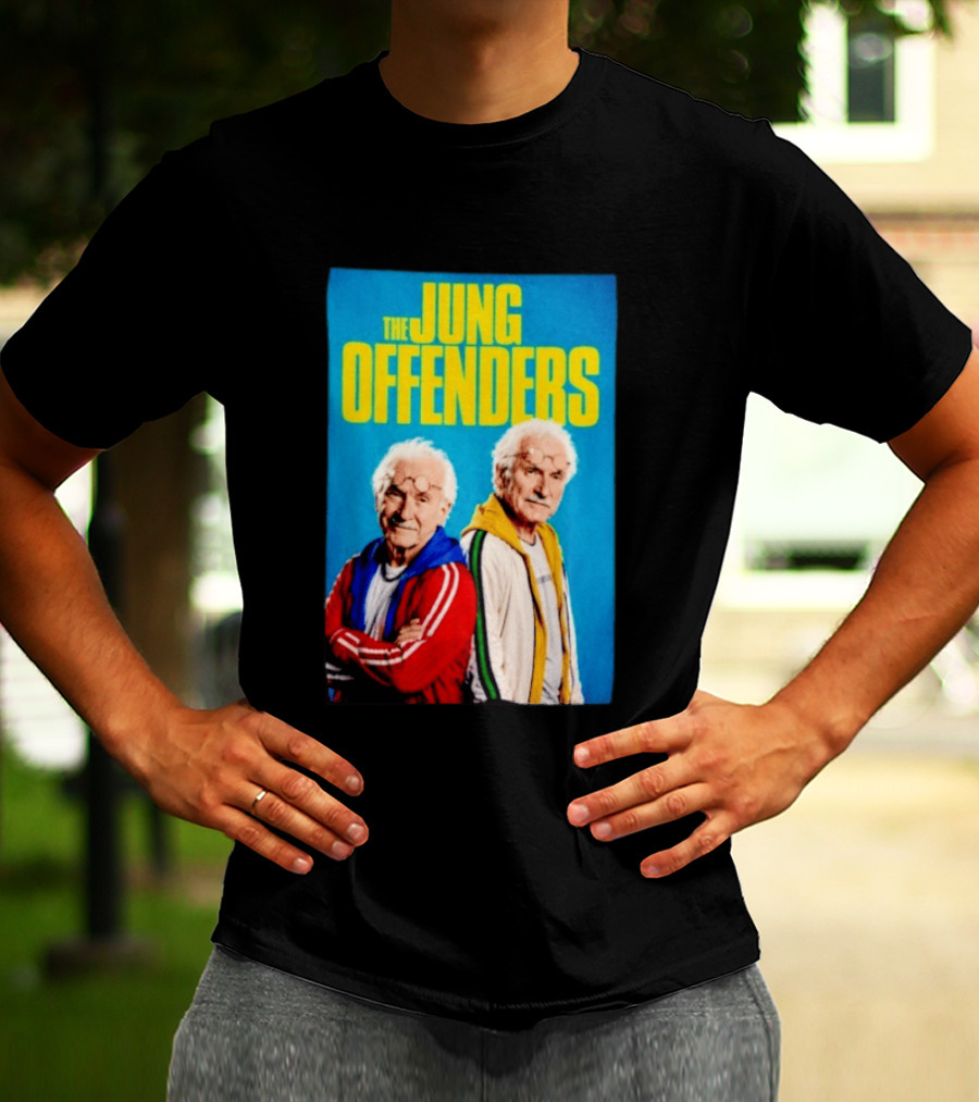 The Jung Offenders Comedy Duo Vintage Look T-Shirt