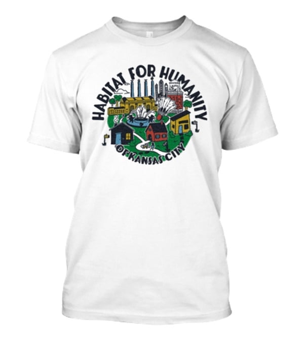 Habitat For Humanity Kansas City Community Housing Ash T-Shirt