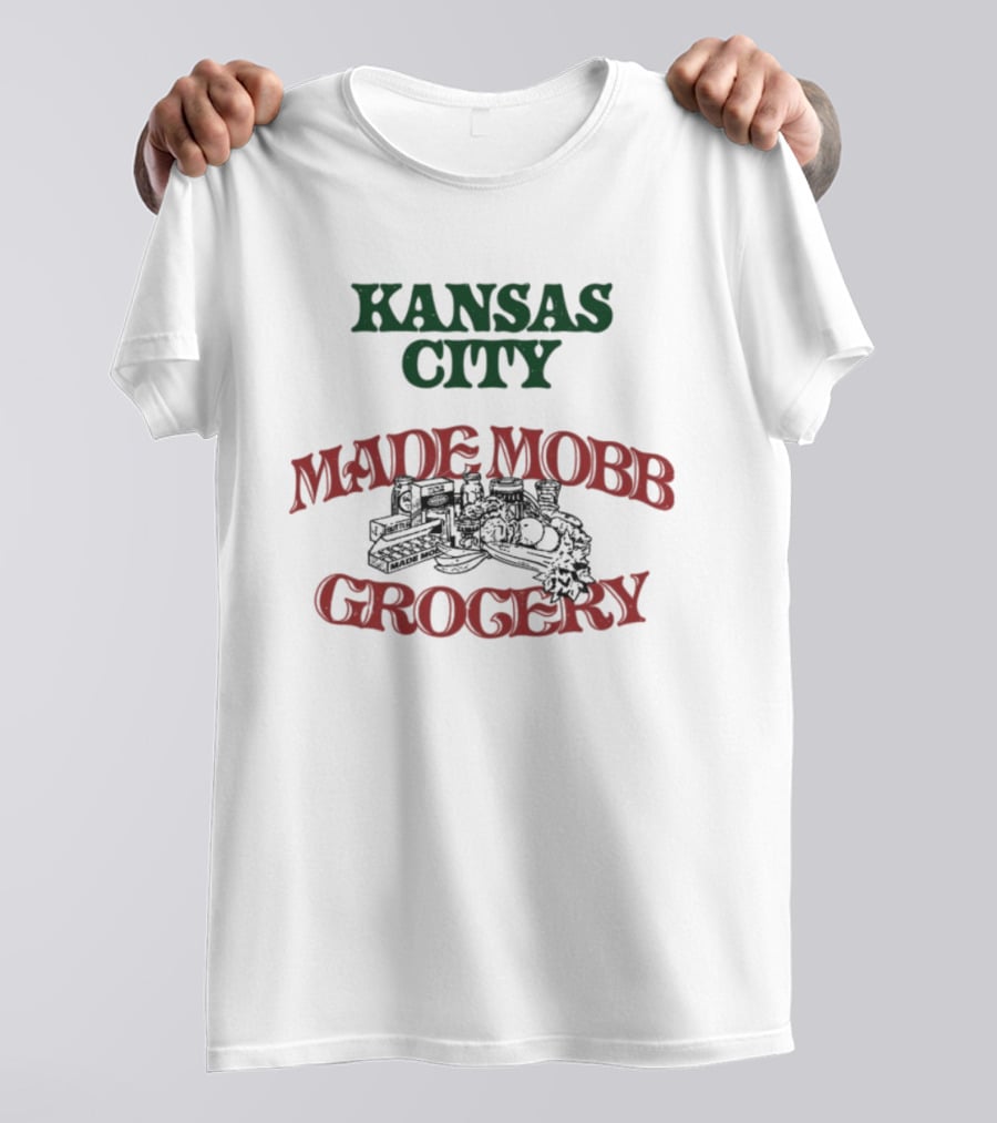 Kansas City Made Mobb Grocery 221 SW Blvd T-Shirt