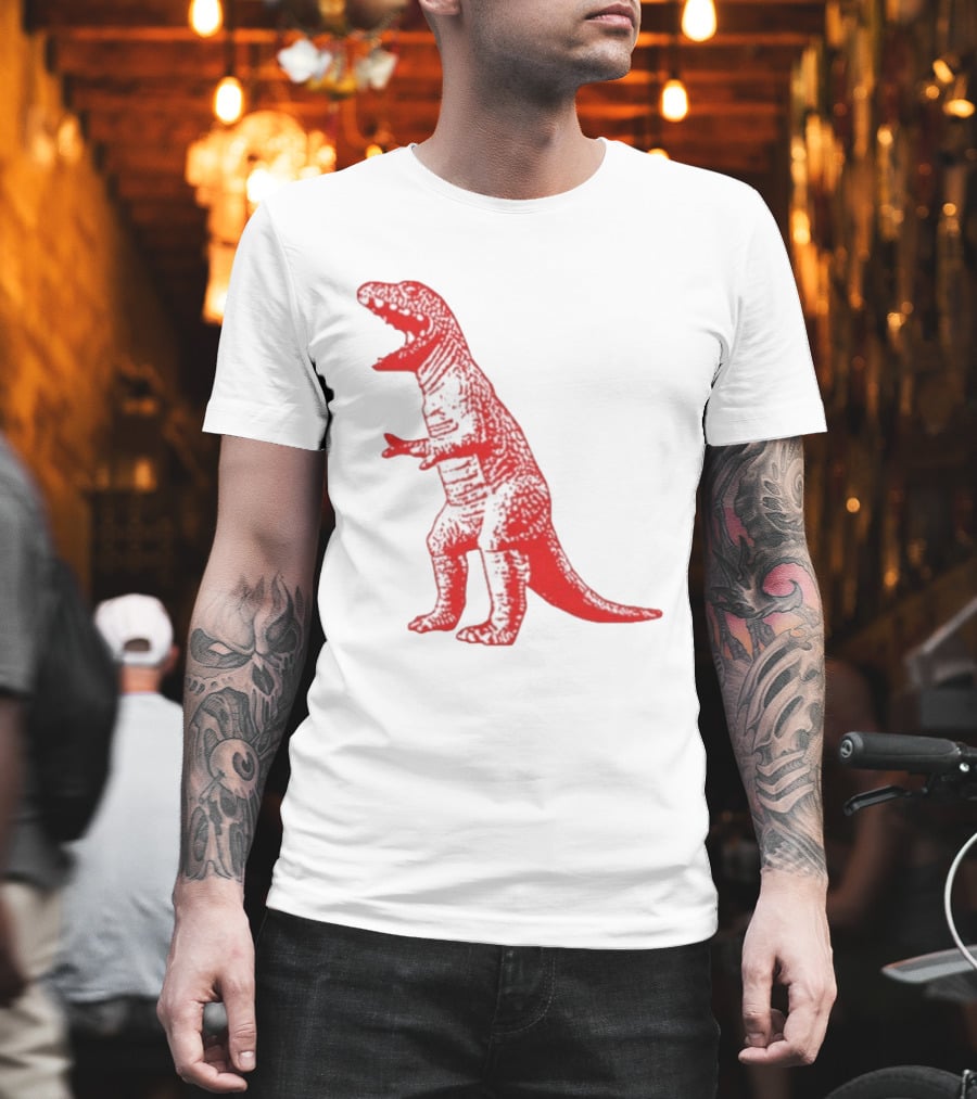 Red Rex Dinosaur Sheldon Cooper Bazinga T-Shirt