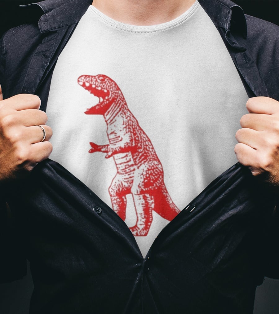 Red Rex Dinosaur Sheldon Cooper Bazinga T-Shirt