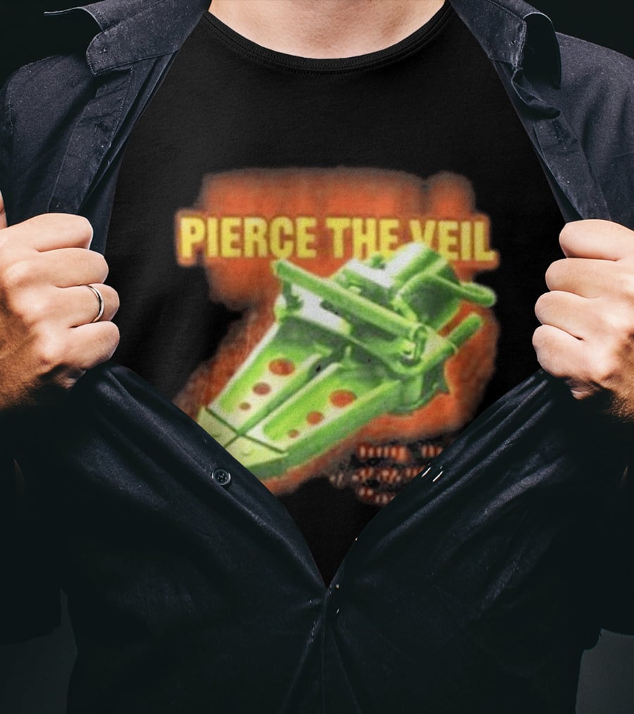 Pierce The Veil Jaws Movie Art Cover T-Shirt