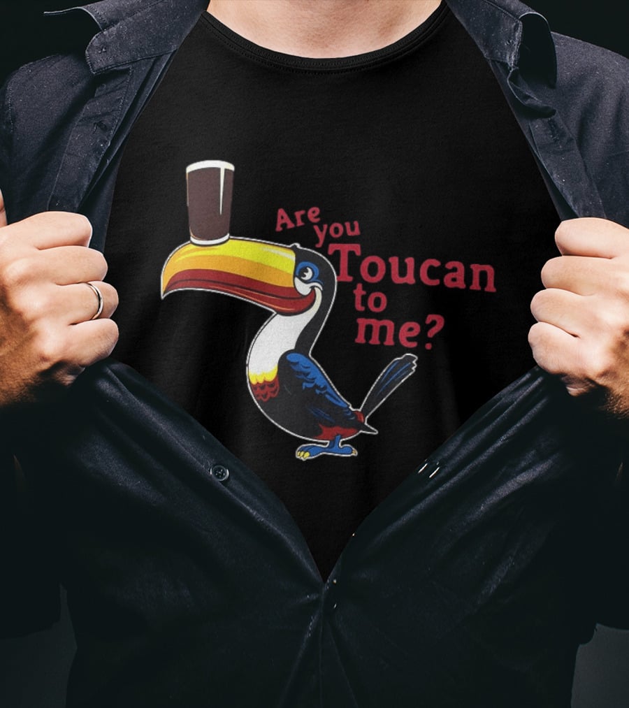 Are You Toucan To Me Guinness Toucan Balancing Pint T-Shirt