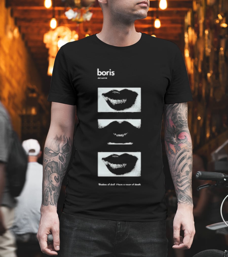 Boris Heavy Rocks Skull Shadow Phases T-Shirt