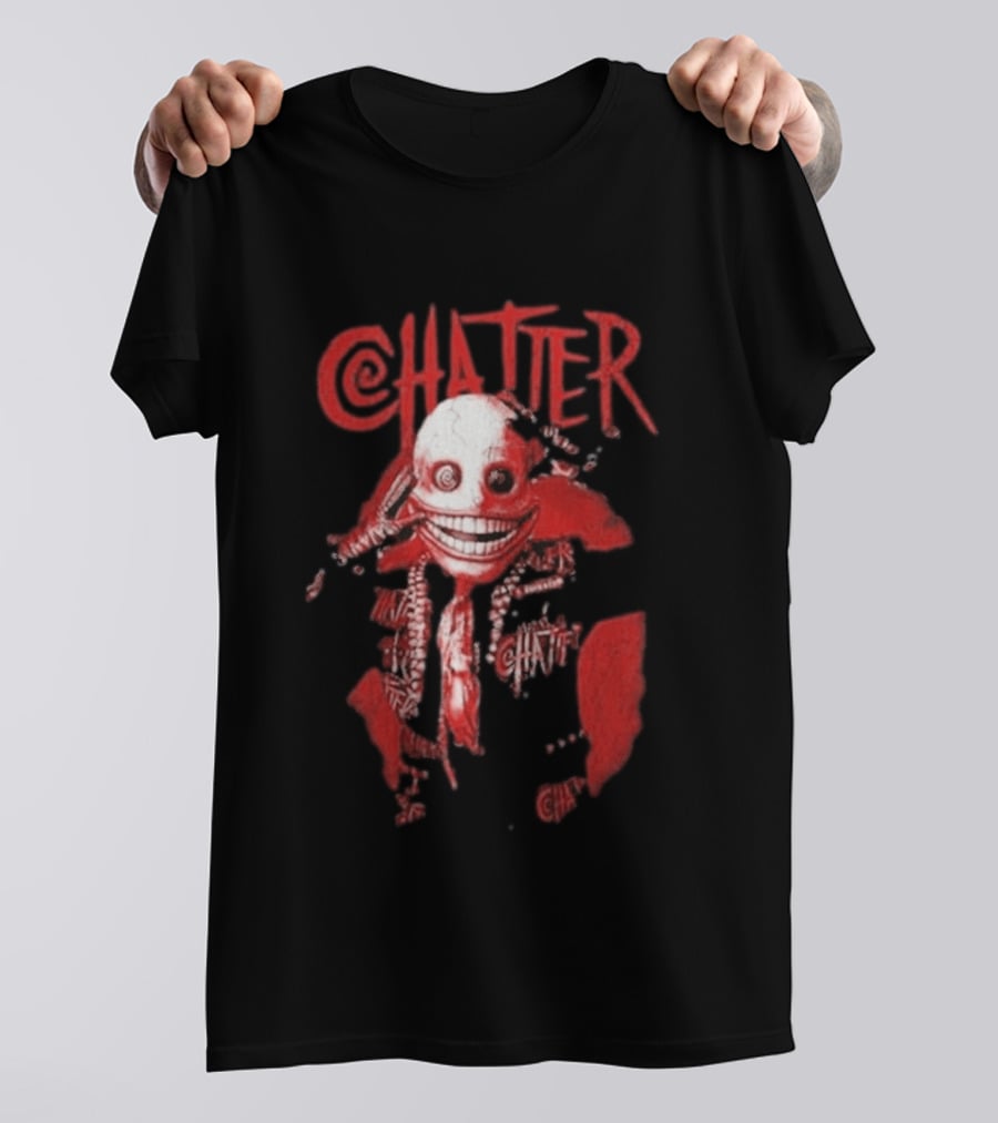 Chatter Panic Character With Distorted Smiling Face T-Shirt