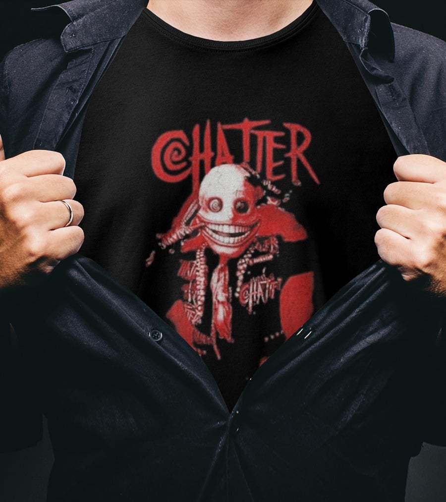 Chatter Panic Character With Distorted Smiling Face T-Shirt