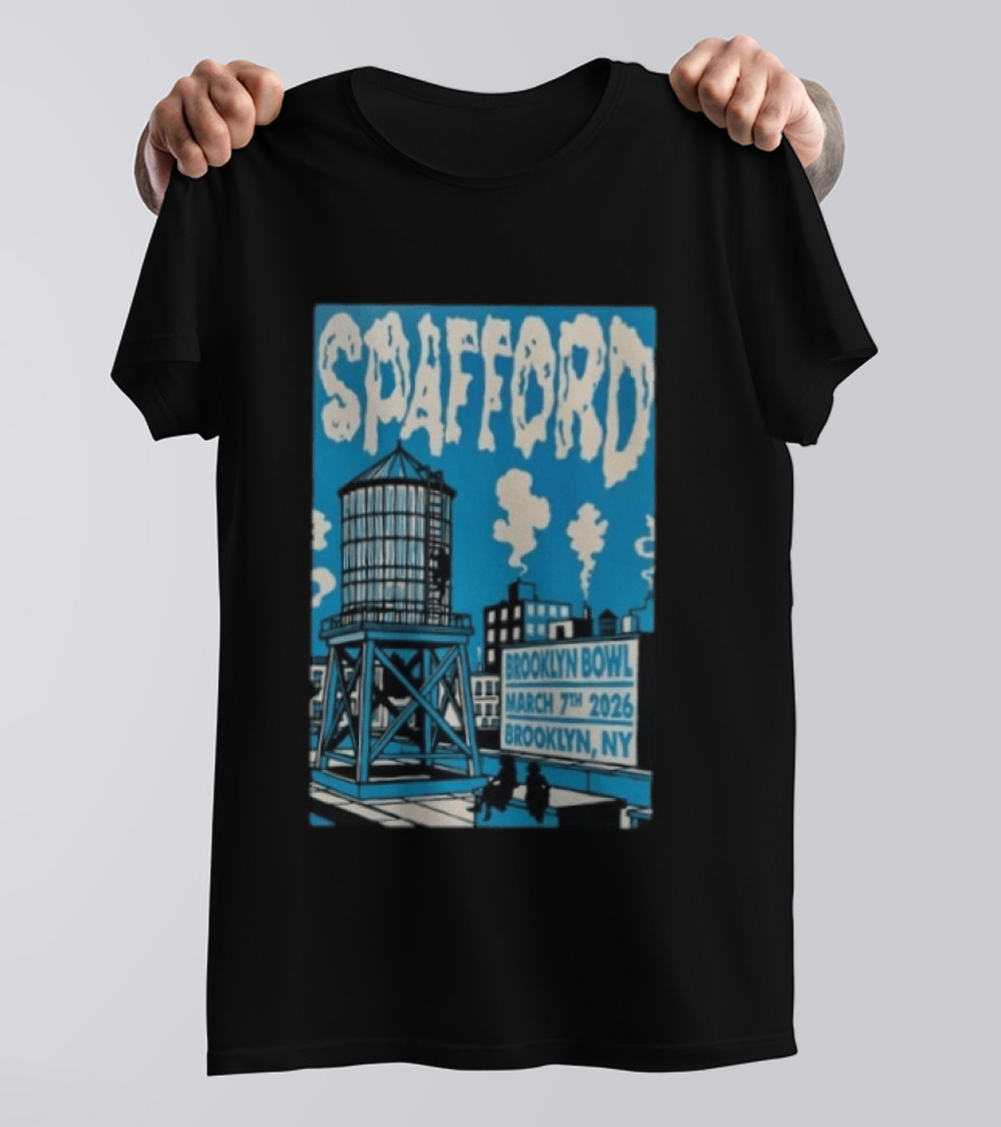 Spafford Brooklyn Bowl March 7th 2026 Brooklyn NY T-Shirt