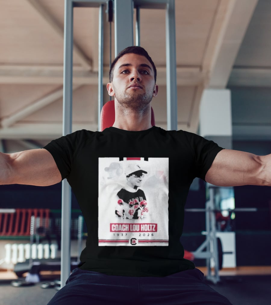 Coach Lou Holtz 1937 2026 Memorial South Carolina Football T-Shirt