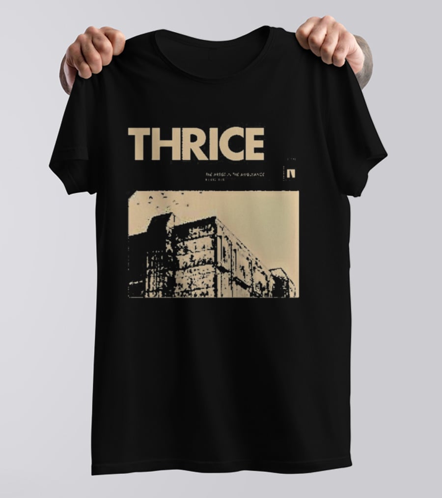 Thrice The Artist In The Ambulance Album Cover Art Building T-Shirt