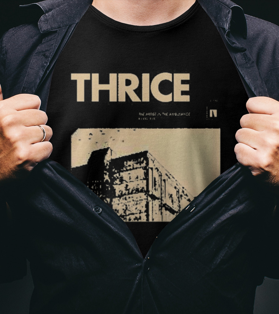 Thrice The Artist In The Ambulance Album Cover Art Building T-Shirt
