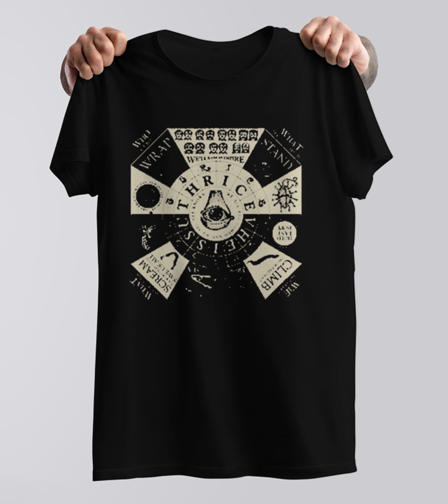 Thrice Vheissu Album Cover With Music Symbols And Mechanical Details T-Shirt