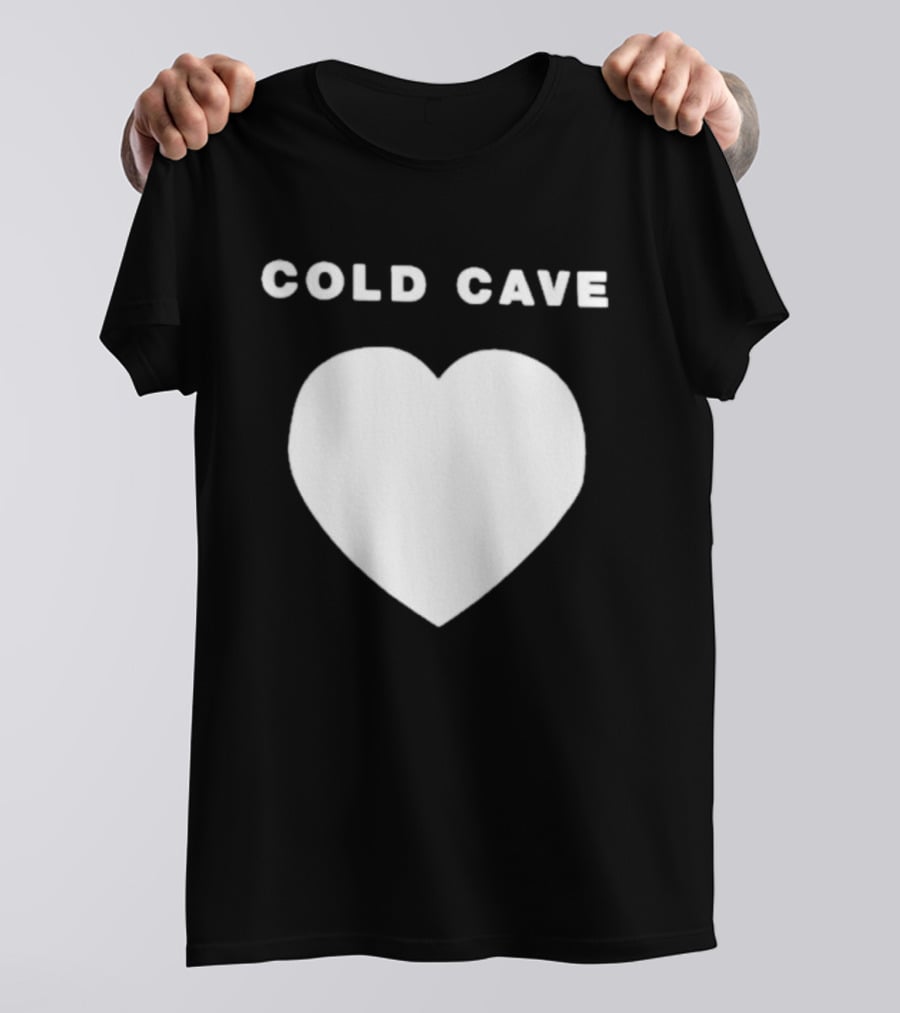 Heartworm Press Cold Cave White Heart T-Shirt
