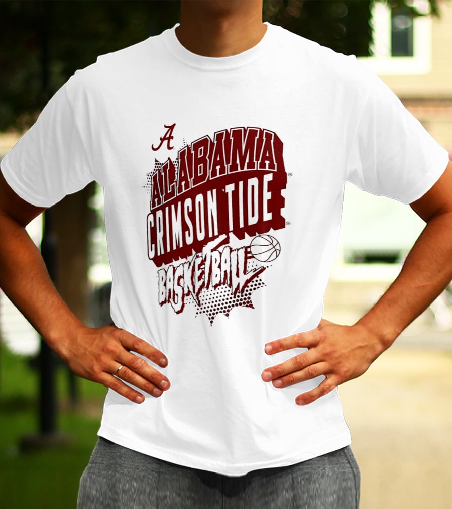 Alabama Crimson Tide Basketball NCAA Team Sports Fan T-Shirt