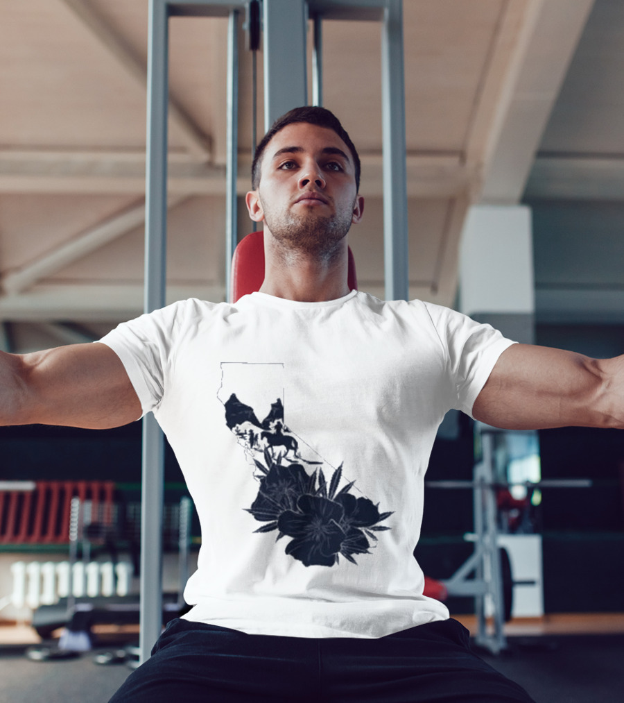 Crooks & Castles Califas California Script Floral T-Shirt